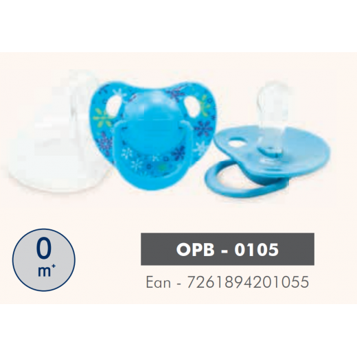 Optimal Round Nipples Silicone Pacifier Pacifiers With Covers 0+