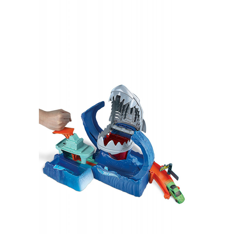 hot wheels robo shark frenzy playset