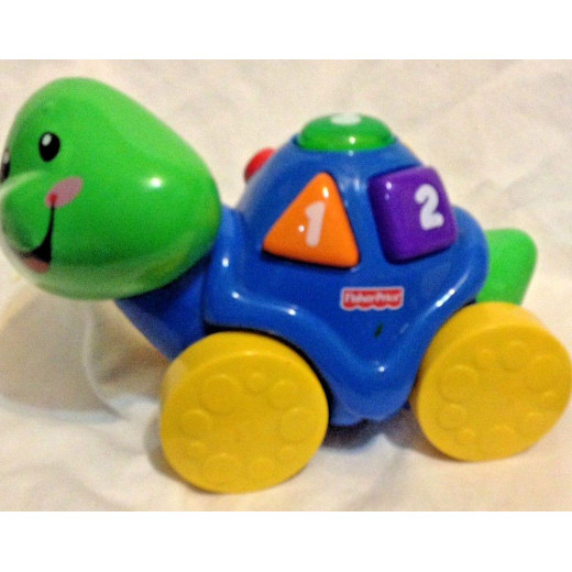 Fisher-Price Laugh & Learn Roll-Along Turtle Arabic Learning Toy