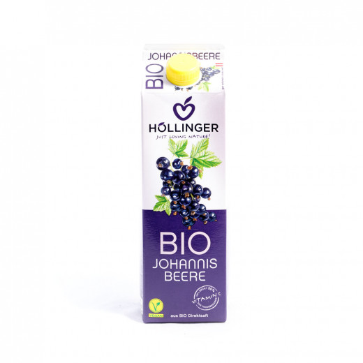 Hollinger Bio Organic Blackcurrant Juice 1L