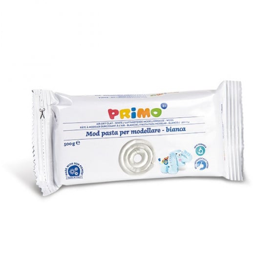 Primo White Air-dry Modelling Clay 500g