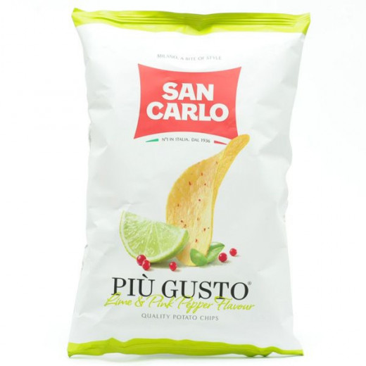 San Carlo Lime & Pink Pepper Potato Chips 150g