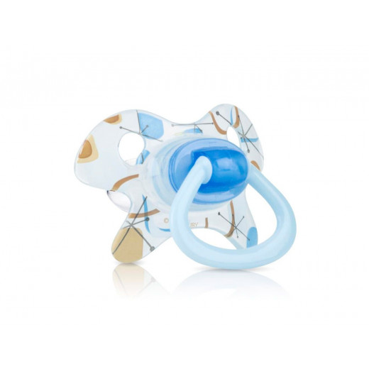 Nuby Pacifier Orthodontic GEO (0-6 Months) - Blue