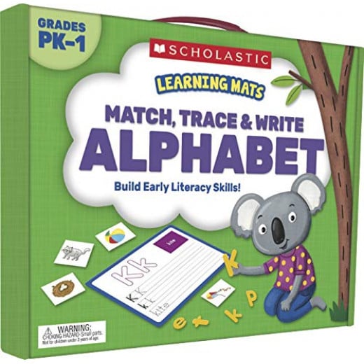 Scholastic  Learning Mats: Match, Trace & Write the Alphabet