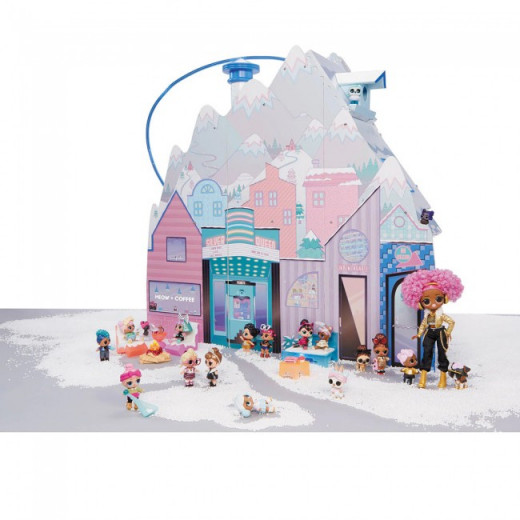 LOL Surprise! Winter Disco Chalet Doll House with 95+ Surprises