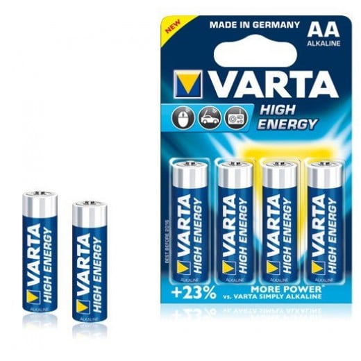 VARTA Alcaline Battery AA (4 pcs)