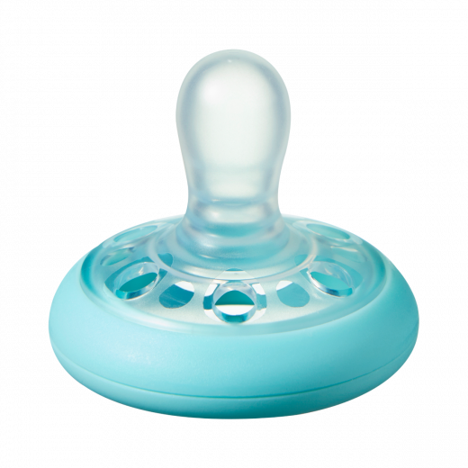 Tommee Tippee breast like soothers 6-18  months, Blue