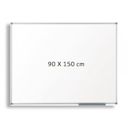 سبورة بيضاء - 90 سم × 150 سم + 1 ممحاة مجانية + قلم سبورة بيضاء