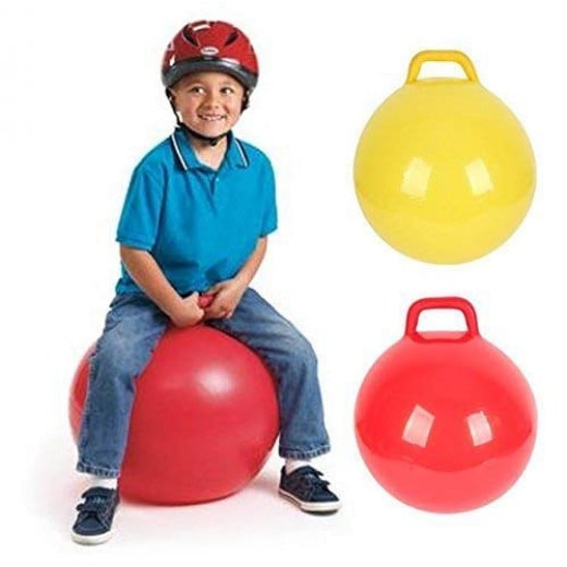 كرة أطفال بيبي تنط من عمر 1 إلى 3 سنوات - كرة قابلة للنفخ - بينك بن 10