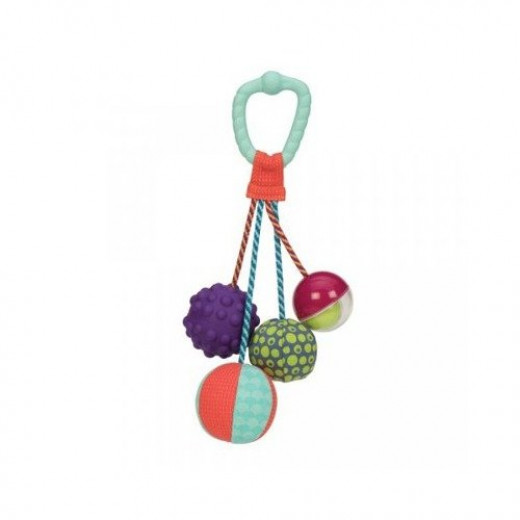 B. toys – Ball-a-balloos– Textured Balls Set– of 4 Balls For Infants 6 M+
