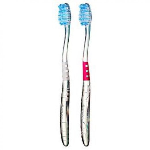 Jordan Target White Medium Toothbrush 2 pcs