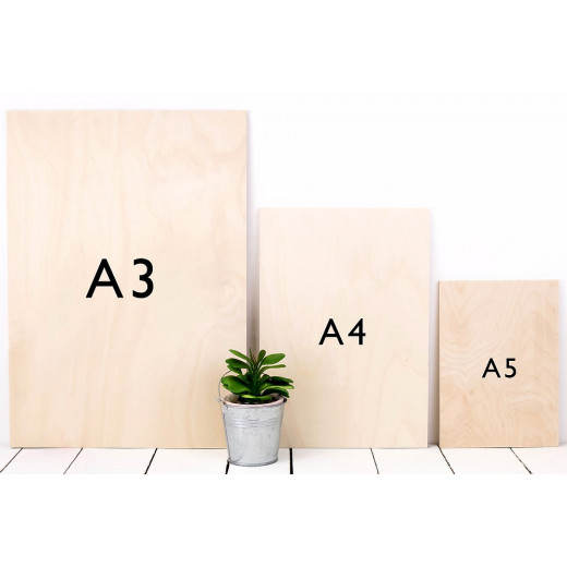 مطبوعات فنية جدارية بإطار خشبي غير عادي ، تصميم الأحرف الأولى 3, قياس A3