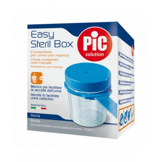 Pic Easy Steril Box Urine Container 100ml With Handle