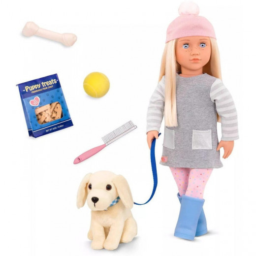 Our Generation Regular Doll Megan with Pet Dog
