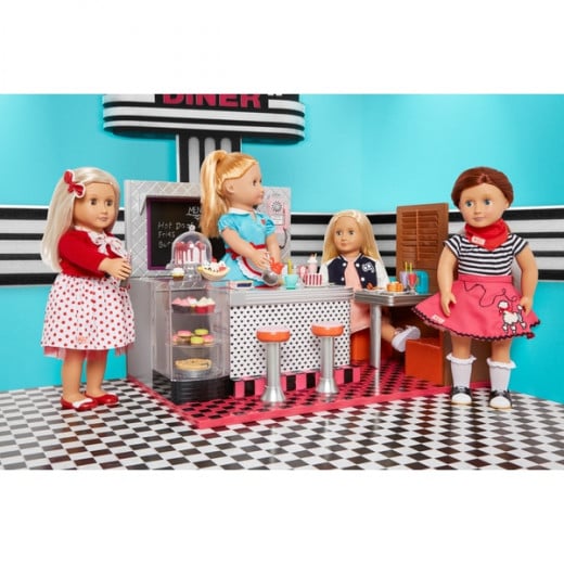 Our Generation Dolls Bite to Eat Retro Diner