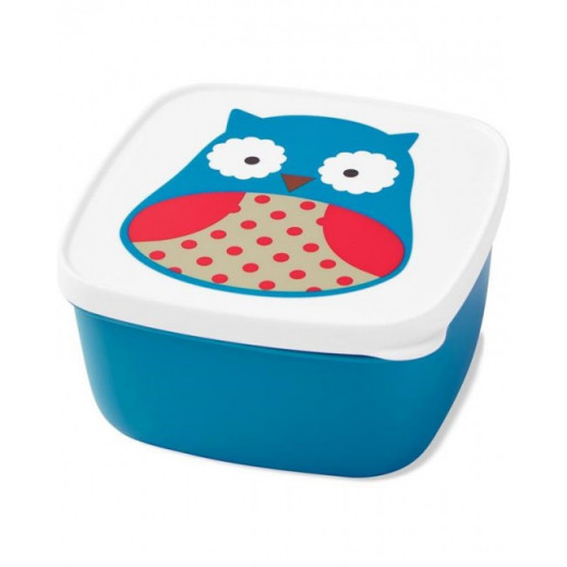 Skip Hop Toddler Food Storage Snack Box Set, Owl