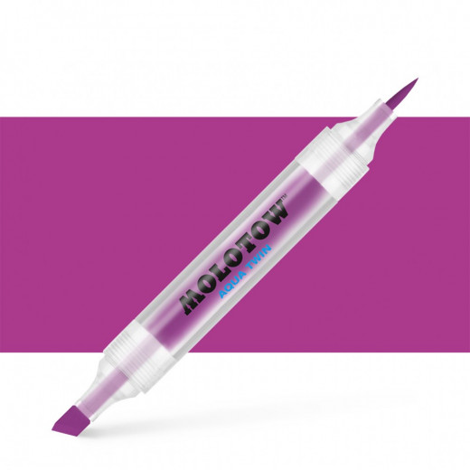 Molotow Aqua Twin Double Tip Marker Pen Twin Purple