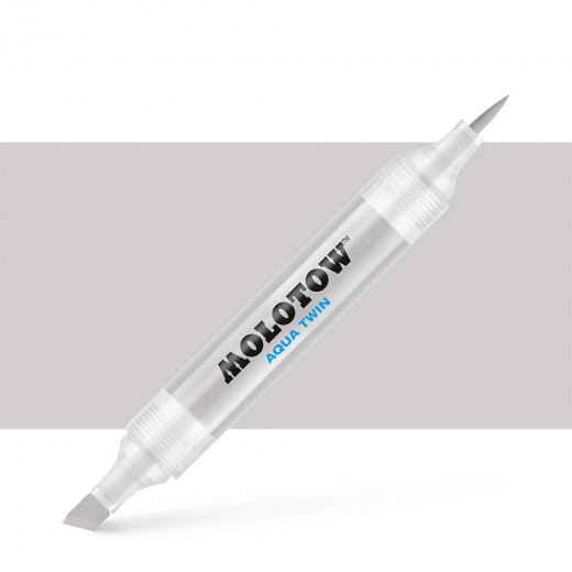 Molotow Aqua Twin Double Tip Marker Pen Neutral Grey 04