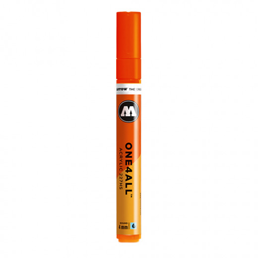 قلم أكريليك  4 مم لون اروانج من مولوتو