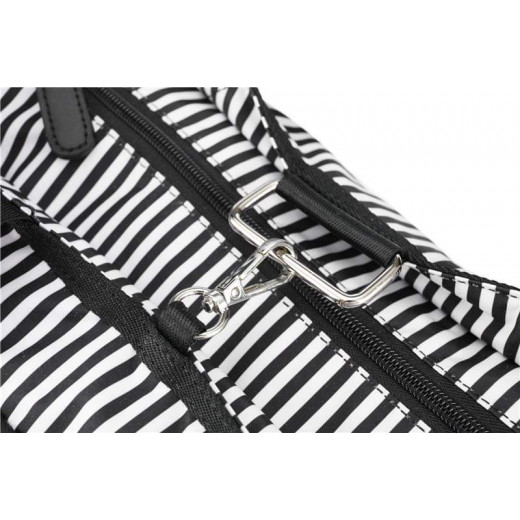 Colorland Gabrielle Tote Baby Changing Bag, Chevron Black
