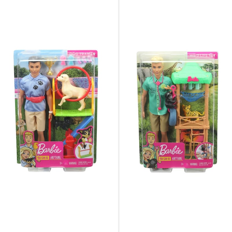 Barbie Ken Dog Trainer Playset with Doll and Accessories