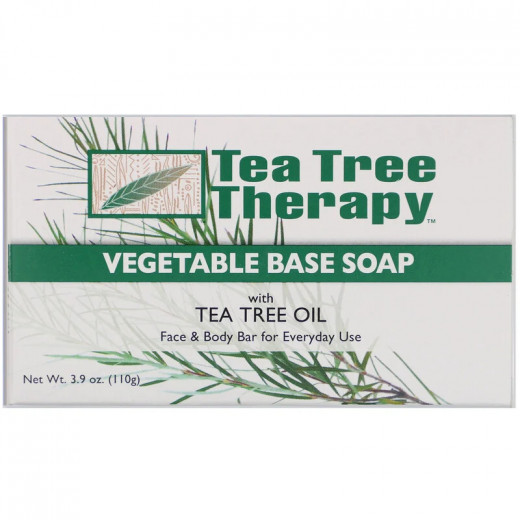 Tea Tree Therapy, Vegetable Base Soap, with Tea Tree Oil, Bar,  (110 g)