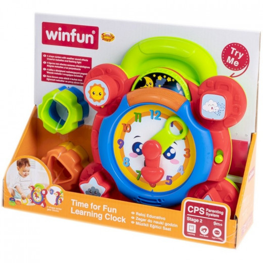 Winfun Time For Fun Learning Clock