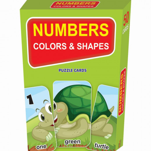 Learning Express - Numbers Colors and Shapes Puzzle Cards