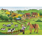 Ravensburger Working on the Farm 2x12 Puzzle