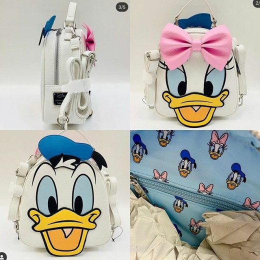 Loungefly: Donald Duck Backpack Daisy Reversible Mini