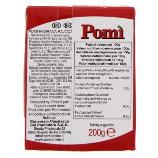 Pomi Strained Crushed Tomatoes 200g