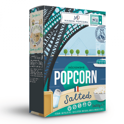 Maison Popcorn Salted Flavor 3 Packs