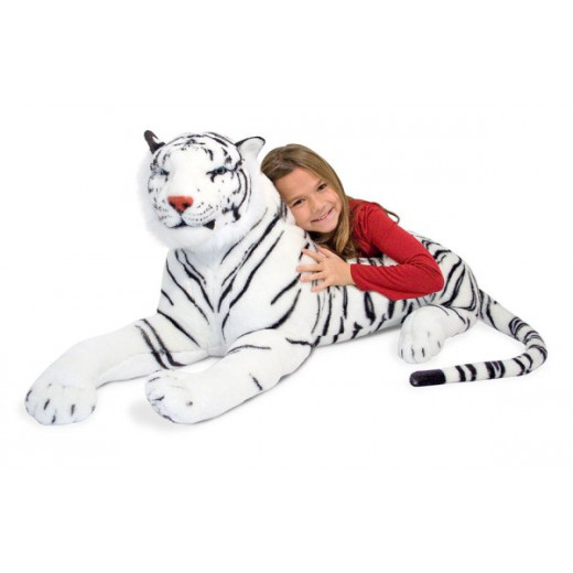 Melissa & Doug White Tiger Giant Plush
