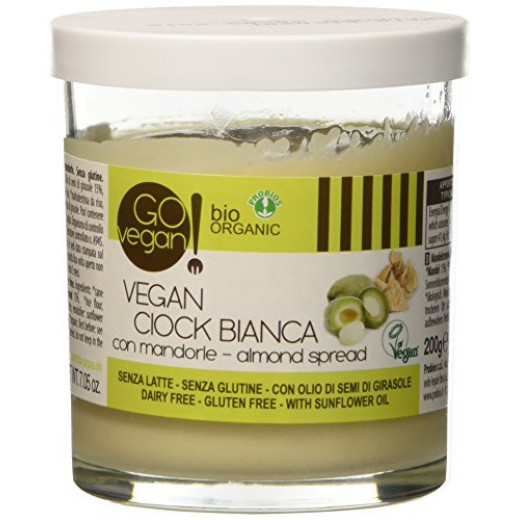 Probios Vegan Organic White Ciok - Almond Spread With Cocoa - Gluten Free , 200 gm