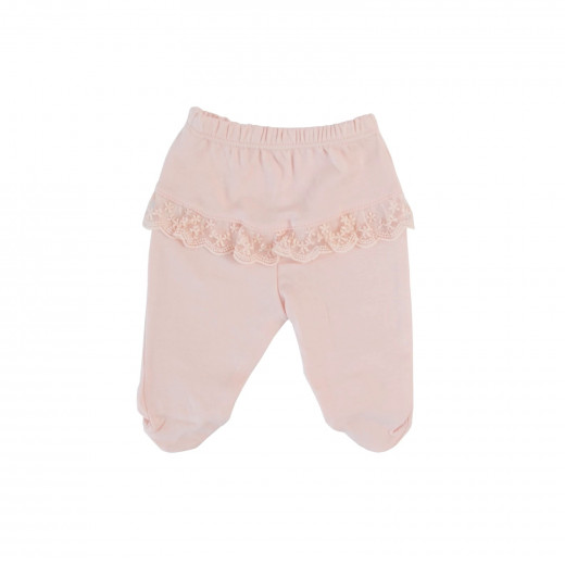 5 pieces Clothing Set for 0-3 months, Peach