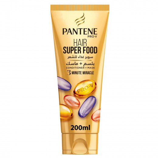 Pantene Superfood Full & Strong 3 Minute Miracle Conditioner 200ml