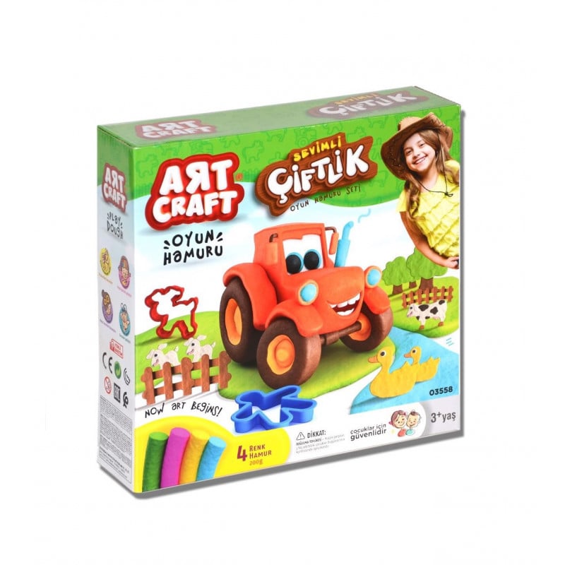 Art Craft Farm Dough Set | Toy Store | Arts & Crafts | Clay & Dough