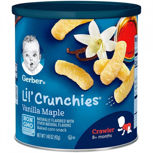 Gerber Lil Crunchies 42g Vanilla Maple