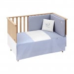 Cambrass - Set 2 Pcs.bedspread W/s Cot 60 Sky Blue 60x120x3 cm
