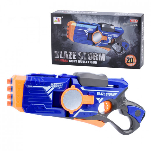 Blaze Storm Foldable Soft Bullet Gun with Double Mirror