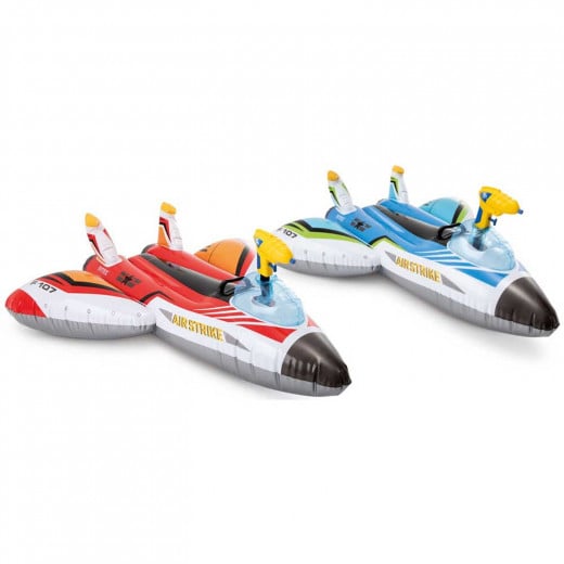 Intex Inflatable Vehicle Airplane Junior 1 Pack 117 Cm, Assorted Color