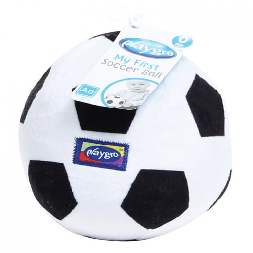 Playgro Soft Toy My First Black & White Soccer Ball