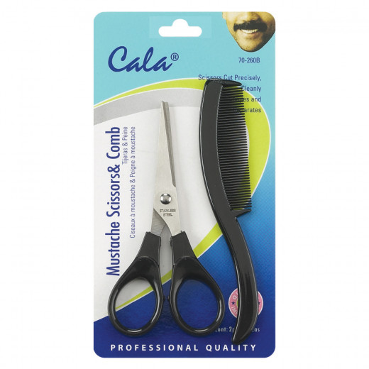Cala Mustache Scissors Combo Kit