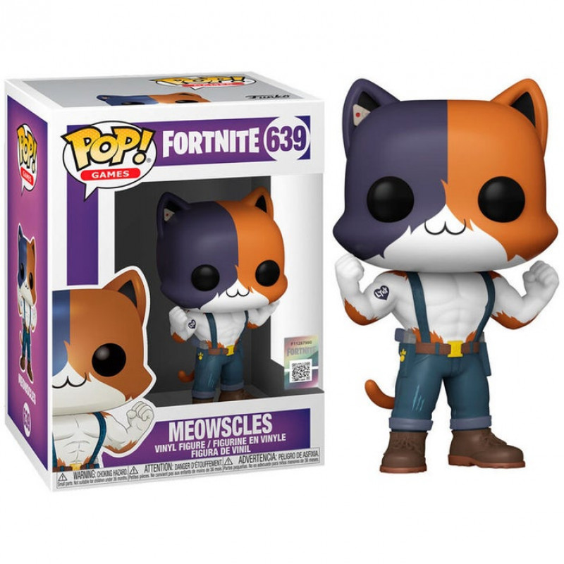 Funko Pop! Meowscles Fortnite Figure Unboxing and Toon Meowscles