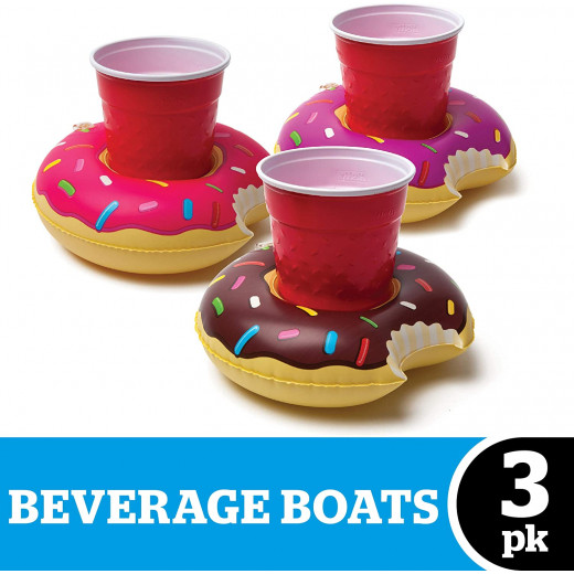 BigMouth Mini Donut Cup Holders, Pack of 3 Pieces