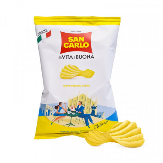 San Carlo Croccante Thick & Crunchy Potato Chips 50g