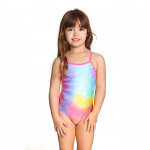 ملابس سباحة بناتي قطعة واحدة بالوان الصيف مقاس 2 لعمر سنتان من زوغز