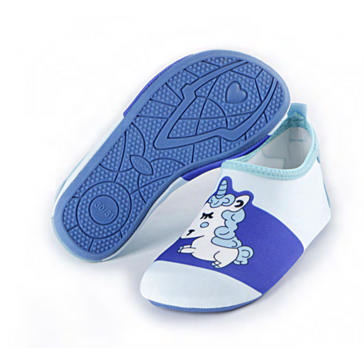 أحذية مائية، تصميم قوس قزح الحصان البحيرة الزرقاء، قياس 30-31