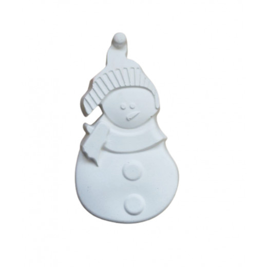 جبص للتلوين بتصميم رجل الثلج, حجم وسط