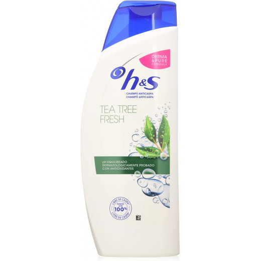 H&s Tea Tree Fresh Refreshing Anti-dandruff Shampoo ,540 Ml